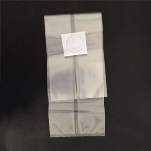 Gusseted spawn bags with 0.22 μm filter