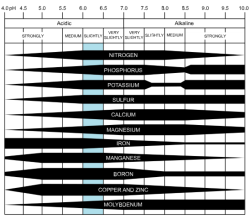 pH absorbance range