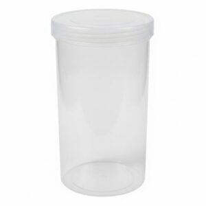 1000ml Polypropylene bottle - full bore screwed lid transparent