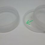 PP Petri lid fitting in base