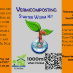 Vermicomposting Starter Kit label