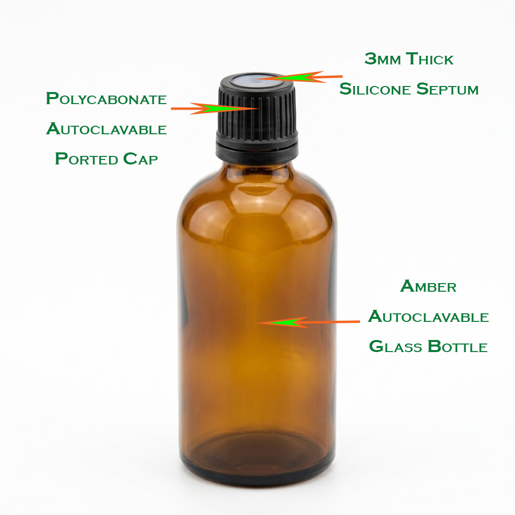 SHIP Septum bottle properties