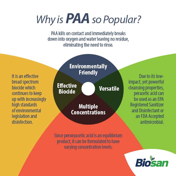 Paracetic Acid infographic