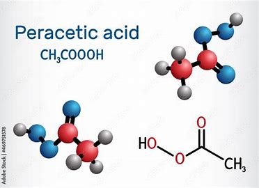 Peracetic acid PAA chemical formula