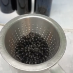 Rinsed Black Pearl, ready to inoculate - or store Castellani style.