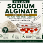 sodium alginate label
