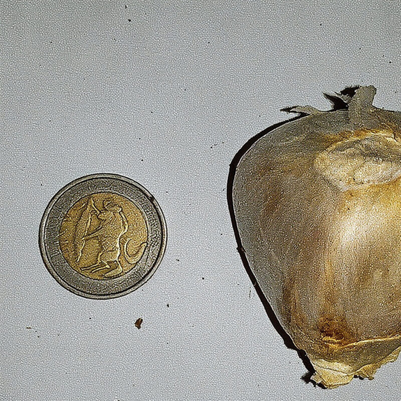 Elephant garlic clove