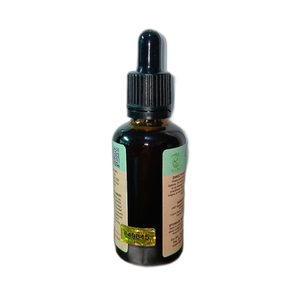 Lions mane Glycerite Back Sq BG