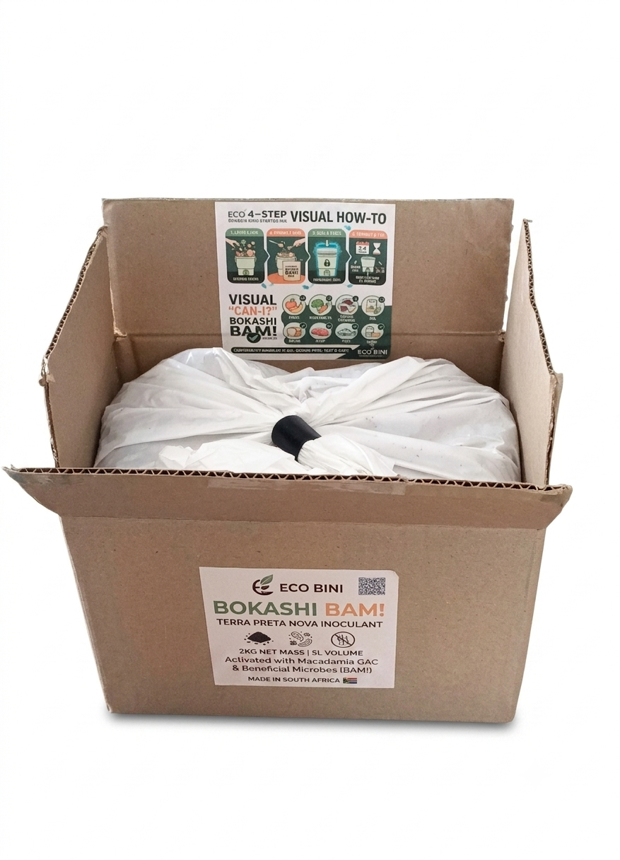 2k Bokashi Bam in 5L Dispensing box