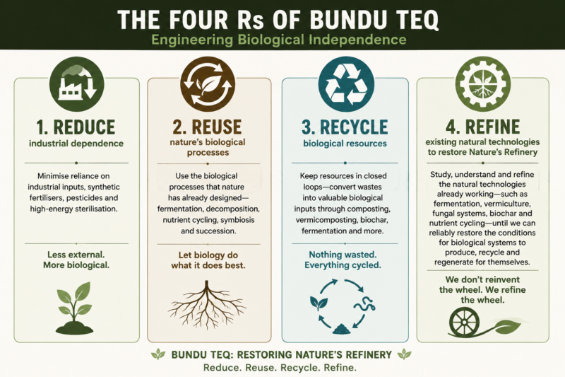 four Rs of Bundu Teq