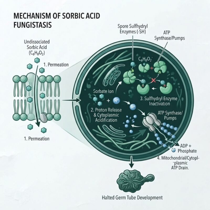 sorbic acid and cells